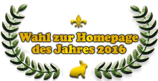 Homepage des Jahres 2016